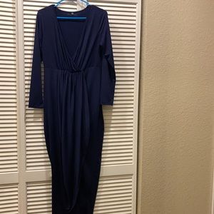Navy Blue Sexy and Elegant dress XL